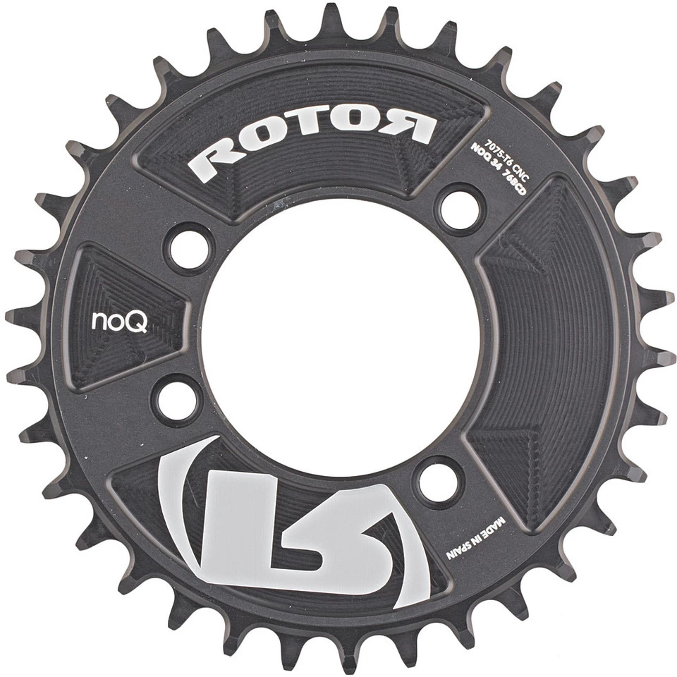 Rotor Kettenblatt NoQX1 MTB, 4-Arm, 76 Mm Lochkreis