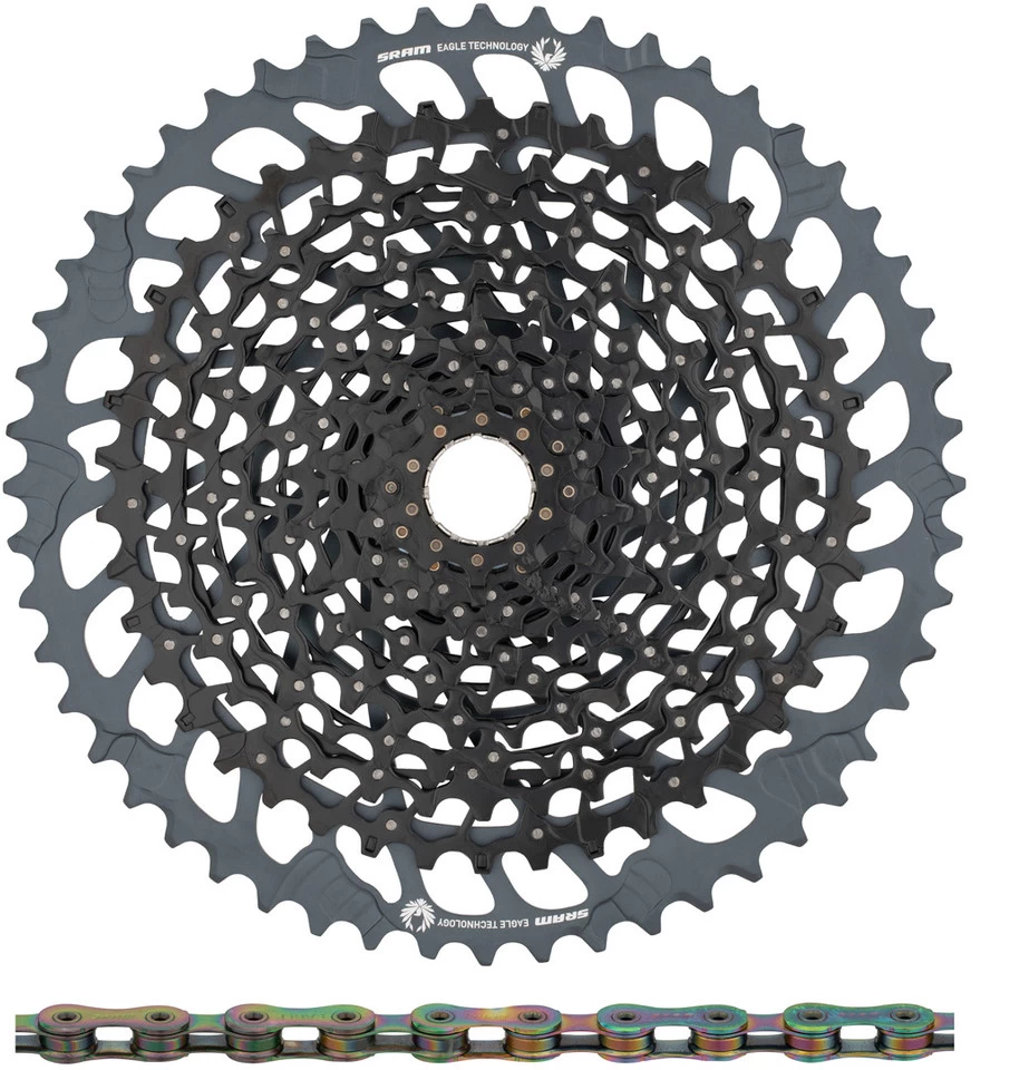 SRAM GX Eagle XG-1275 Kassette + Eagle Kette 12-fach Verschleißset – Bild 5