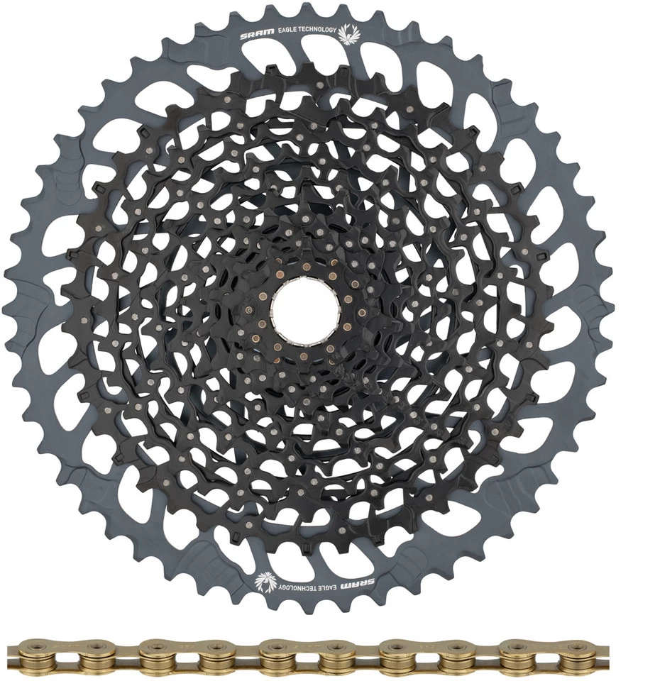 SRAM GX Eagle XG-1275 Kassette + Eagle Kette 12-fach Verschleißset – Bild 7