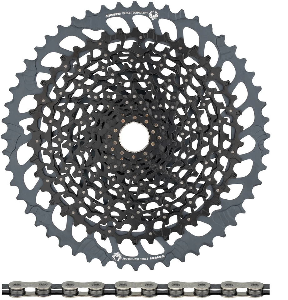 SRAM GX Eagle XG-1275 Kassette + Eagle Kette 12-fach Verschleißset – Bild 9