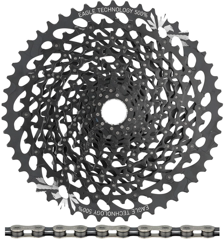 SRAM GX Eagle XG-1275 Kassette + Eagle Kette 12-fach Verschleißset – Bild 12