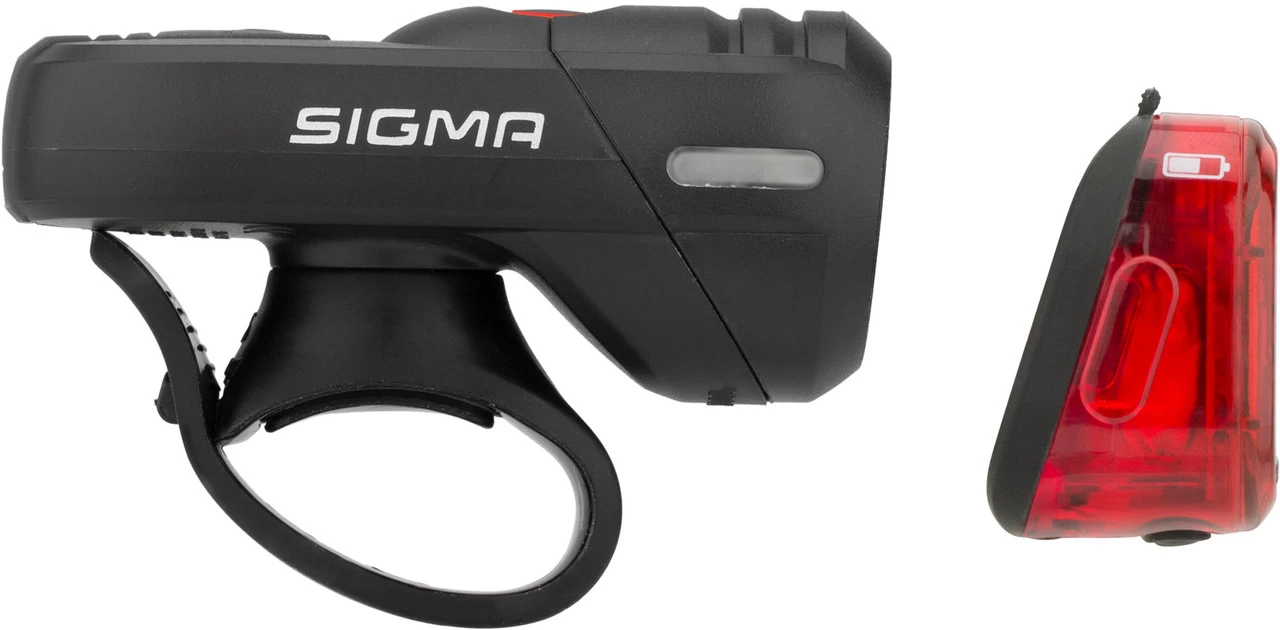 SIGMA Aura 45 Frontlicht + Nugget II Rücklicht LED Beleuchtungsset M. StVZO – Bild 4