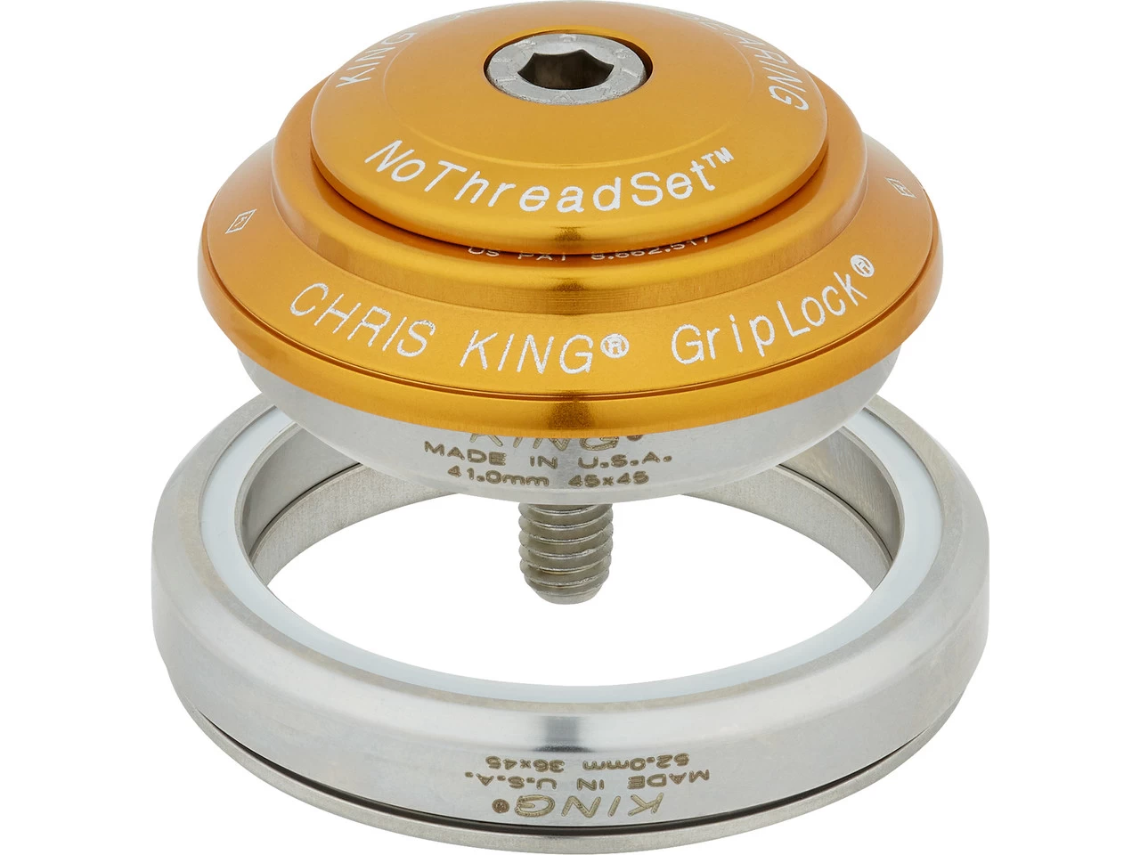 Chris-king DropSet 3 IS41/28,6 - IS52/40 GripLock Steuersatz – Bild 6