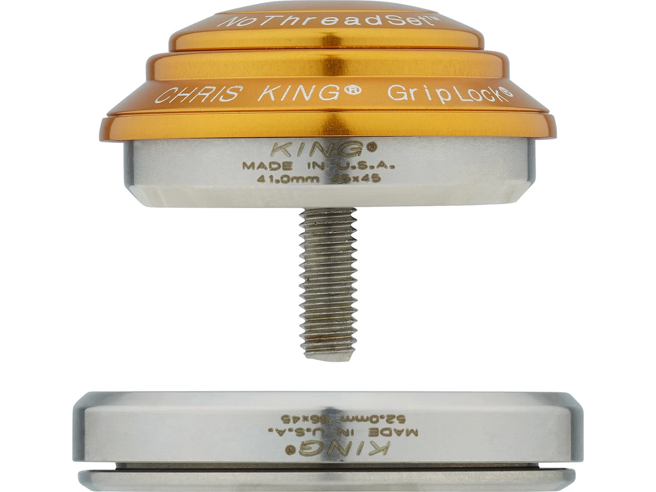 Chris-king DropSet 3 IS41/28,6 - IS52/40 GripLock Steuersatz – Bild 9