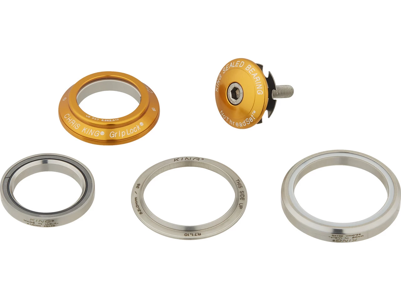 Chris-king DropSet 3 IS41/28,6 - IS52/40 GripLock Steuersatz – Bild 10