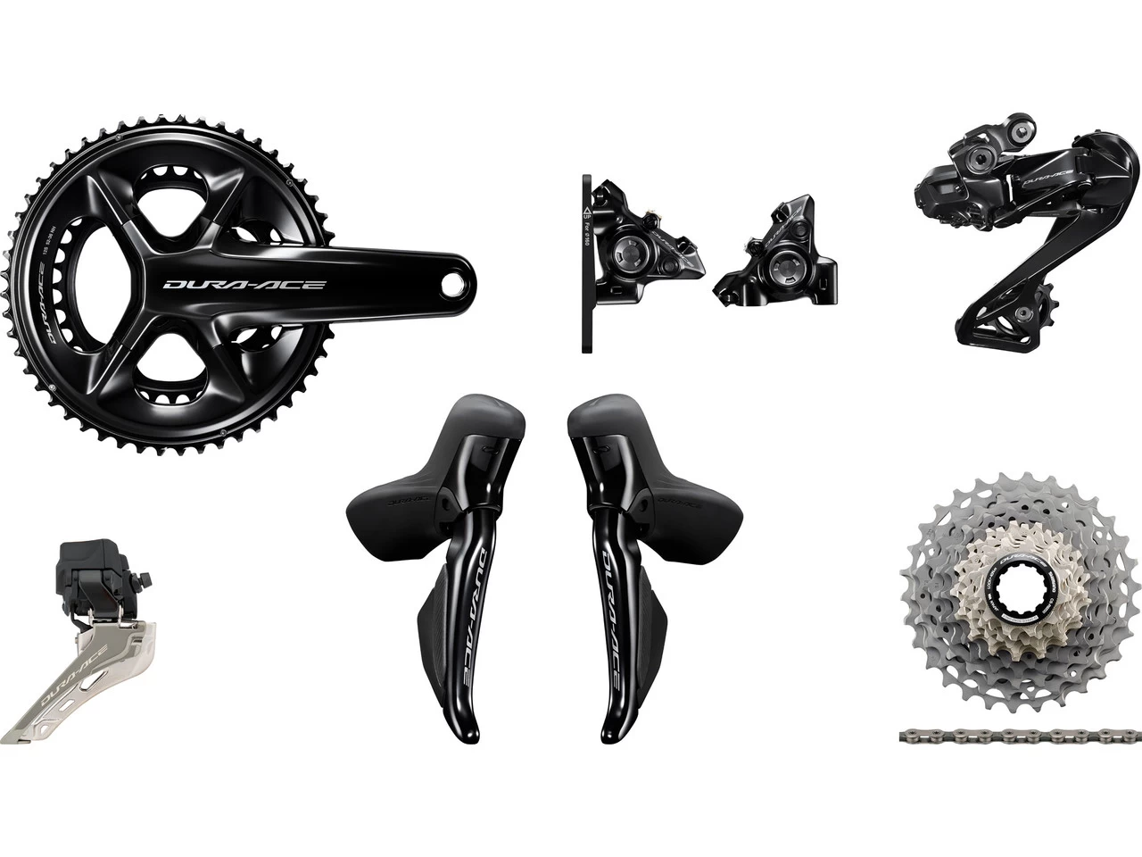 Shimano Dura-Ace Di2 R9250 Gruppe 2x12 36-52 Mit Scheibenbremse