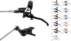 HOPE Tech 4 V4 Stahlflex Scheibenbremse - Hebel Links