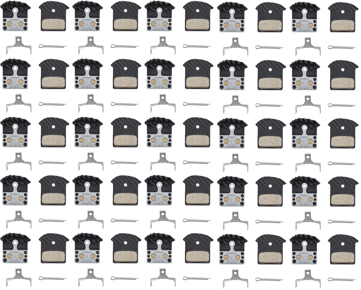 Shimano J04C Metall Ice-Tec Disc Beläge (25er Werkstattverpackung) – Bild 2