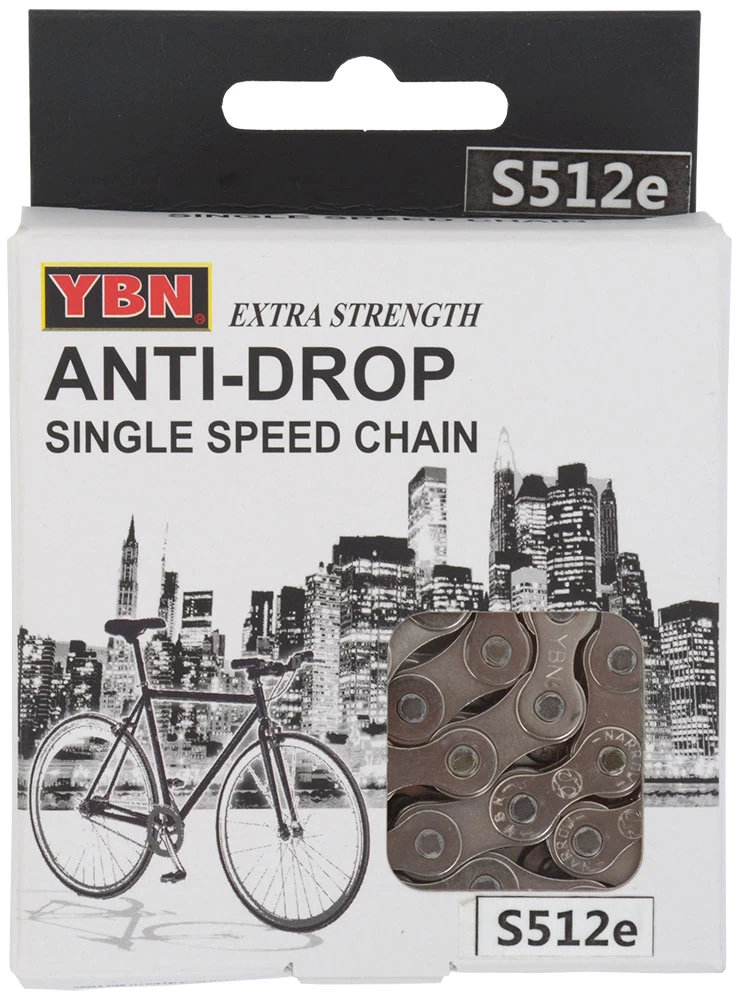 YBN Singlespeed E-Bike Kette S512e S2 136 Glieder 1/2”x1/8” – Bild 2